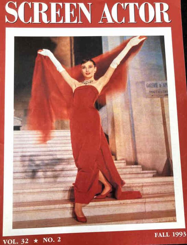 SCREEN ACTOR magazine side cover  Vol 44 No 3 September 2003