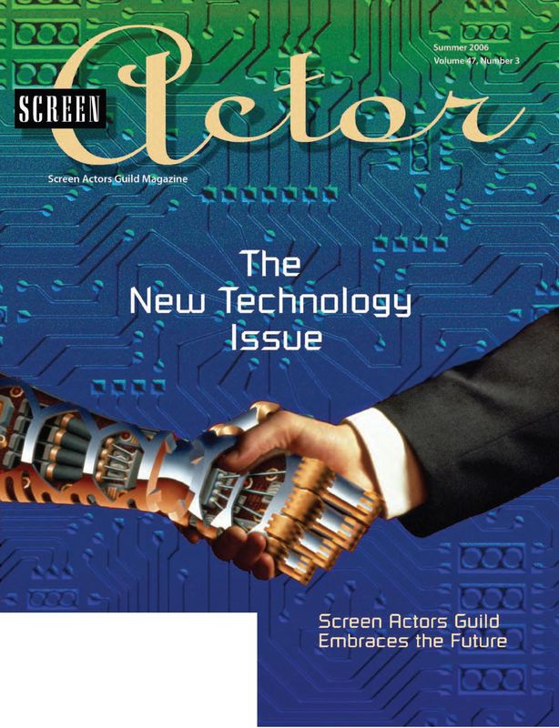 SCREEN ACTOR magazine side cover Vol 47 # 3 Summer June/July/August 2006