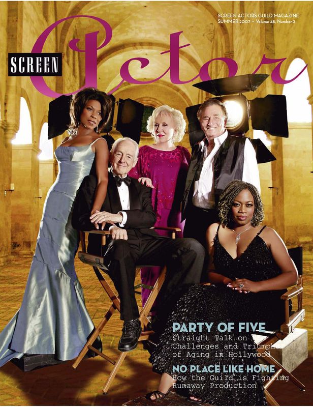 SCREEN ACTOR magazine side cover Vol 48 # 2 Summer June/July/August 2007