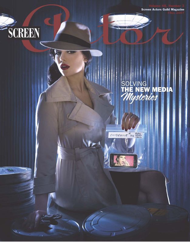 SCREEN ACTOR magazine side cover Vol 48 # 3 Fall September/October/November 2007