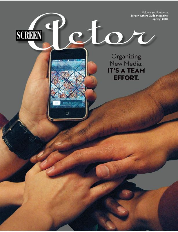 SCREEN ACTOR magazine side cover  Vol49#2 March/April/May 2008