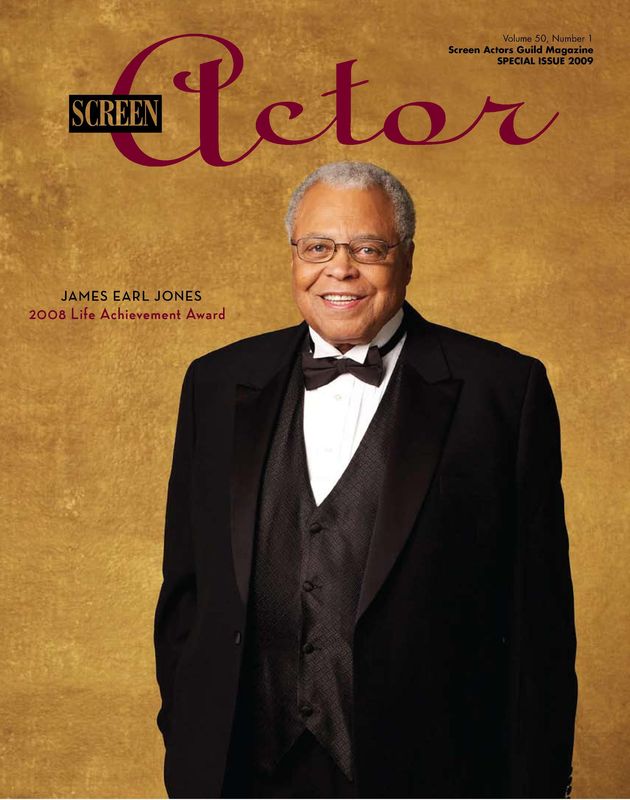 SCREEN ACTOR magazine side cover Vol 50 # 1 January/February 2009