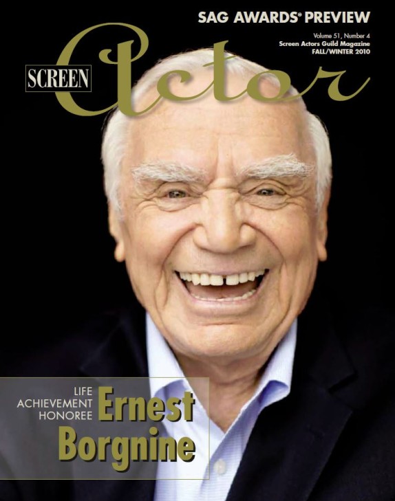 SCREEN ACTOR magazine side cover Fall-Winter 2010