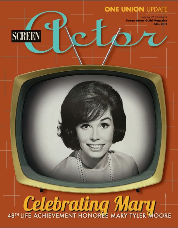 SCREEN ACTOR magazine side cover Fall 2011