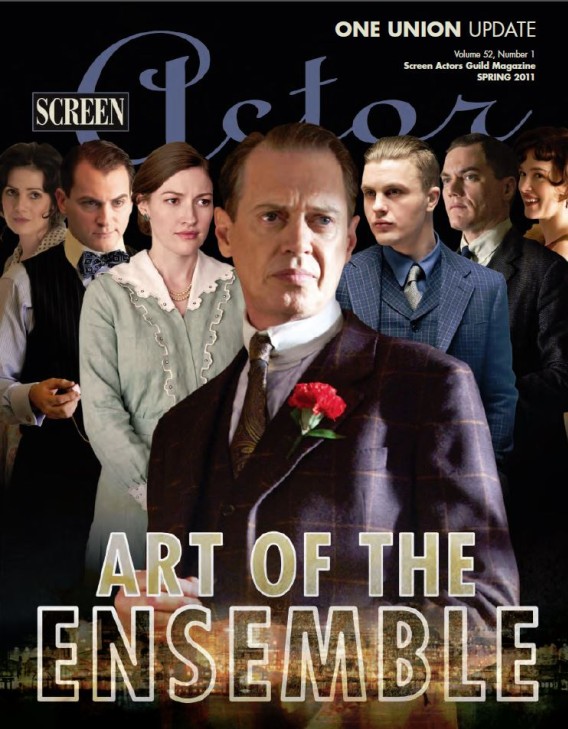 SCREEN ACTOR magazine side cover Spring 2011