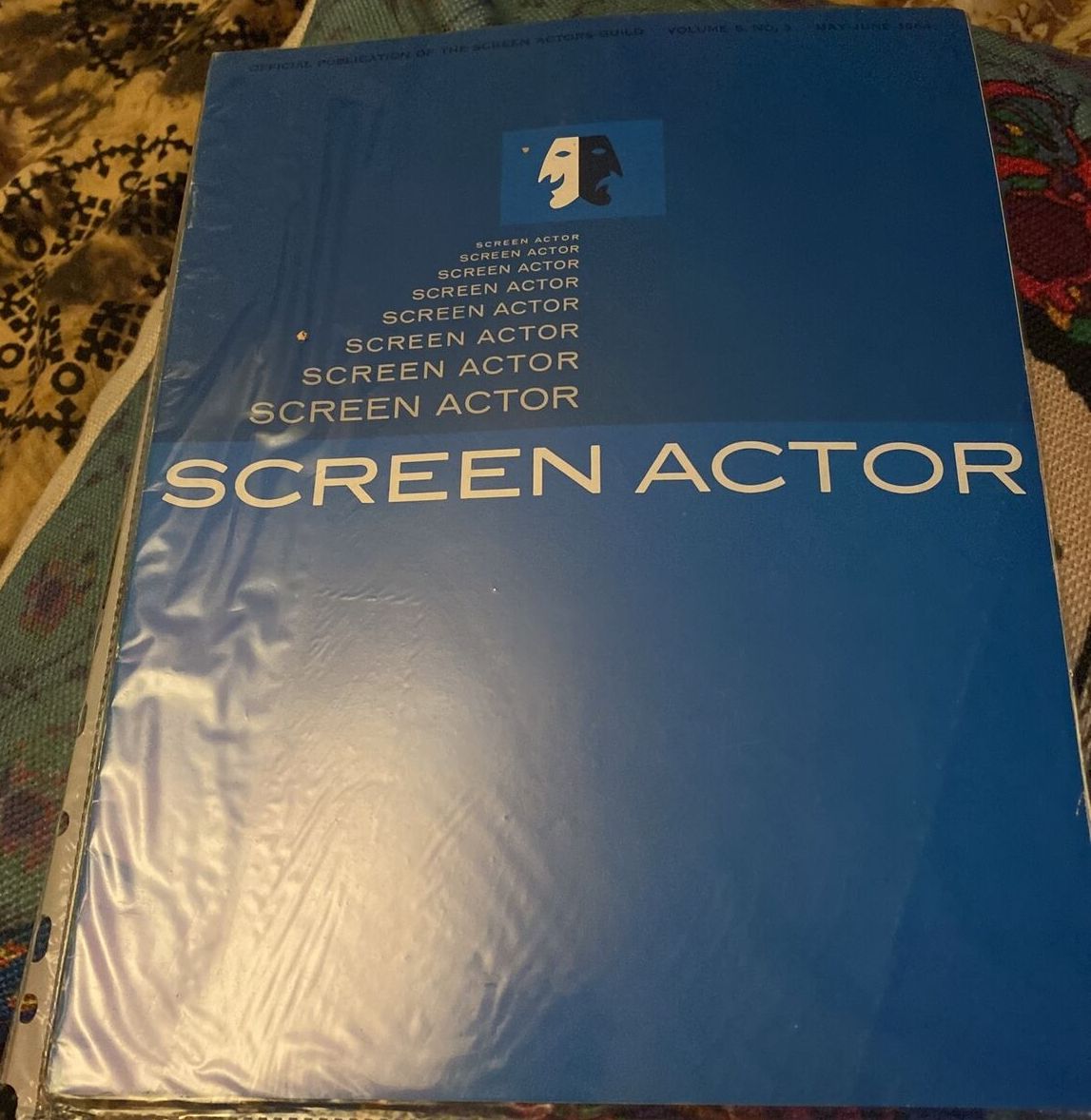 SCREEN ACTOR magazine side cover  Vol 6 # 3 May/June 1964