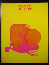 SCREEN ACTOR magazine side cover July/August/September 1974
