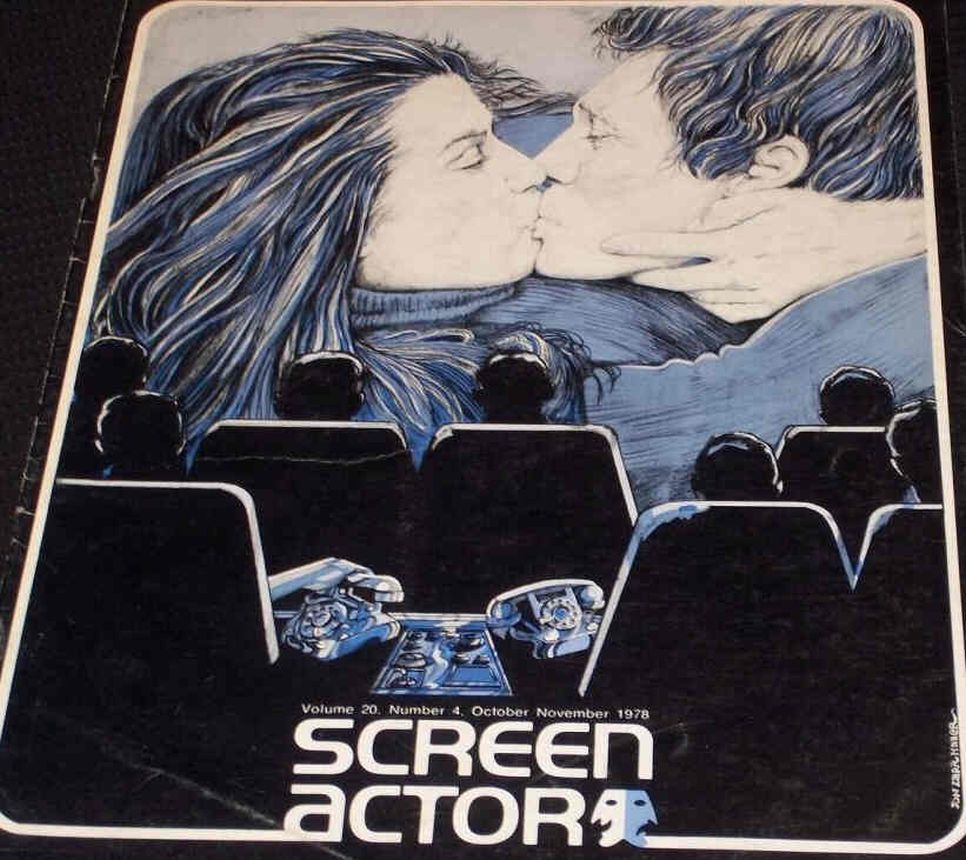 SCREEN ACTOR magazine side cover  Vol 20 # 4 October/November/December 1978