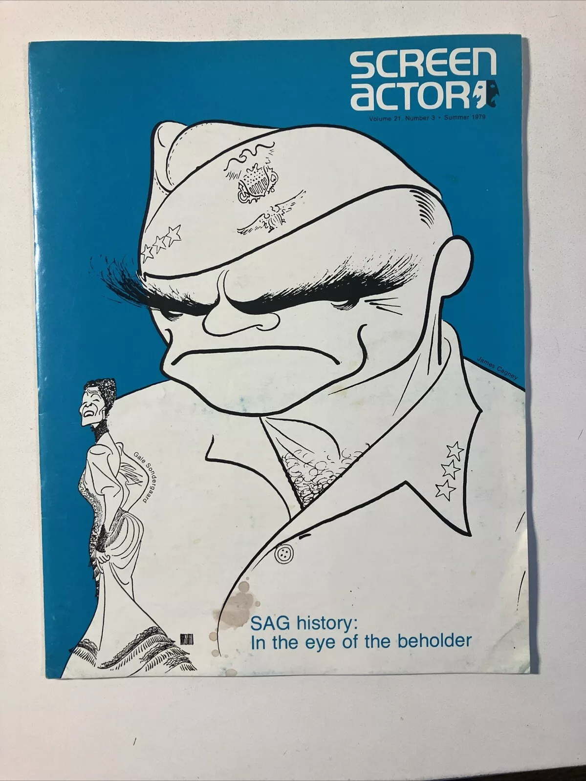 SCREEN ACTOR magazine side cover  Vol 21 # 3 July/August/September 1979