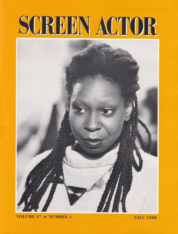 SCREEN ACTOR magazine side cover Fall 1988