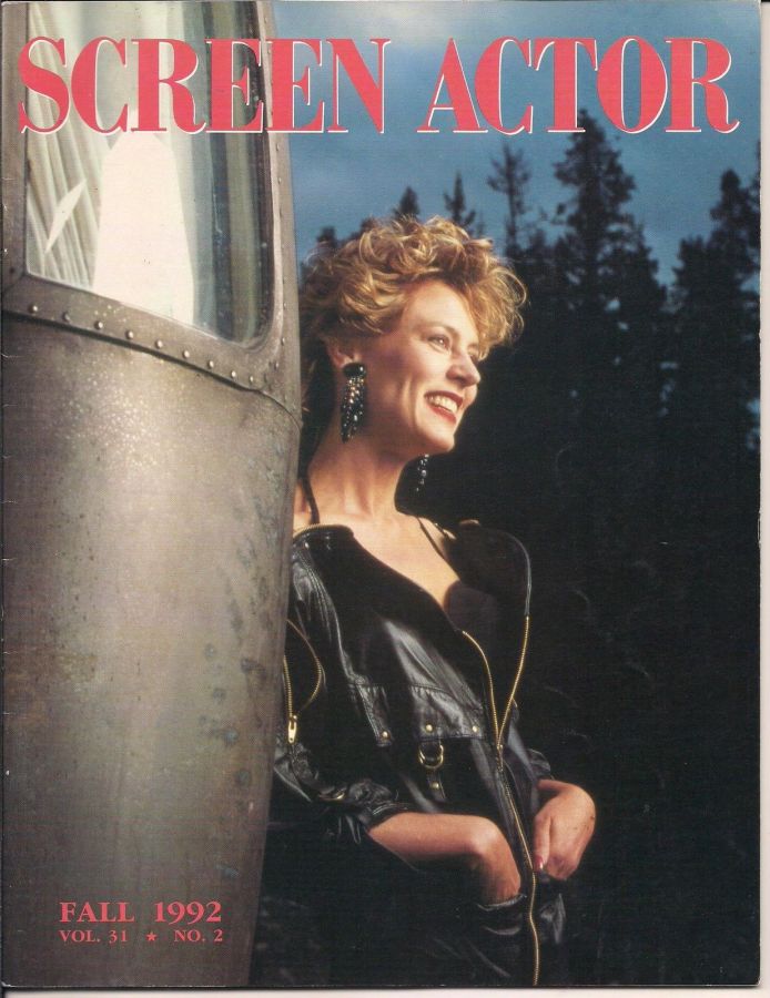 SCREEN ACTOR magazine side cover Fall 1992