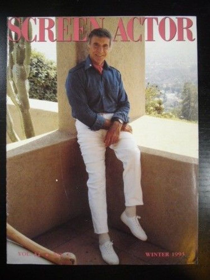 SCREEN ACTOR magazine side cover December 1995