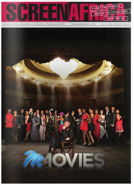 SCREEN AFRICA magazine side cover November/December 2012