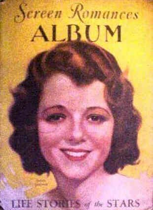 SCREEN ROMANCES ALBUM magazine side cover  Vol 1 # 1 February 1931