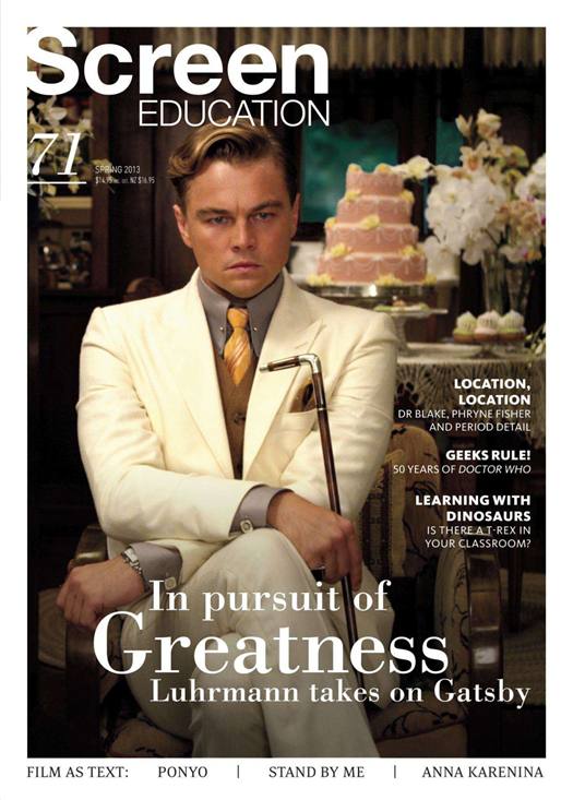 SCREEN EDUCATION (Au) magazine side cover Issue 71 Spring 2013