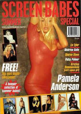 SCREEN BABES magazine side cover  Summer Special  1996