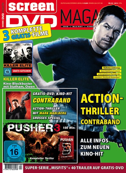 SCREEN BLURAY DVD magazine side cover April 2012