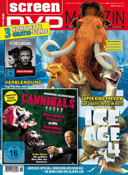 SCREEN BLURAY DVD magazine side cover June 2012