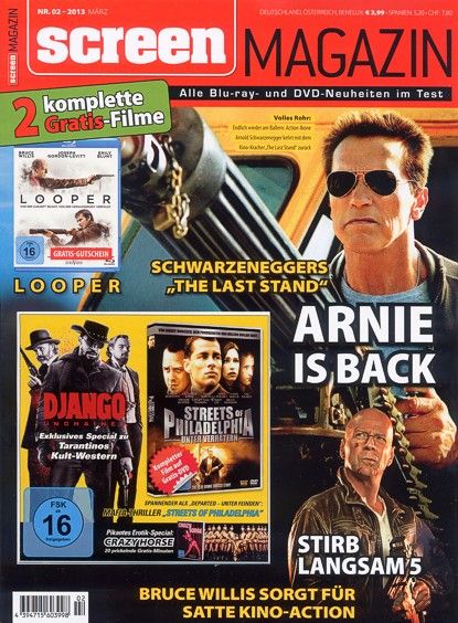 SCREEN BLURAY DVD magazine side cover March 2013