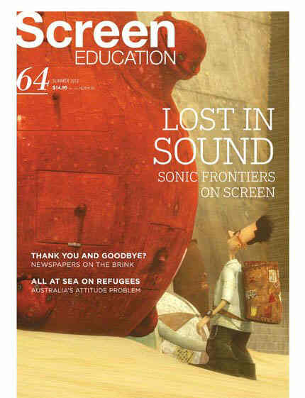 SCREEN EDUCATION (Au) magazine side cover Issue 64 Summer 2012