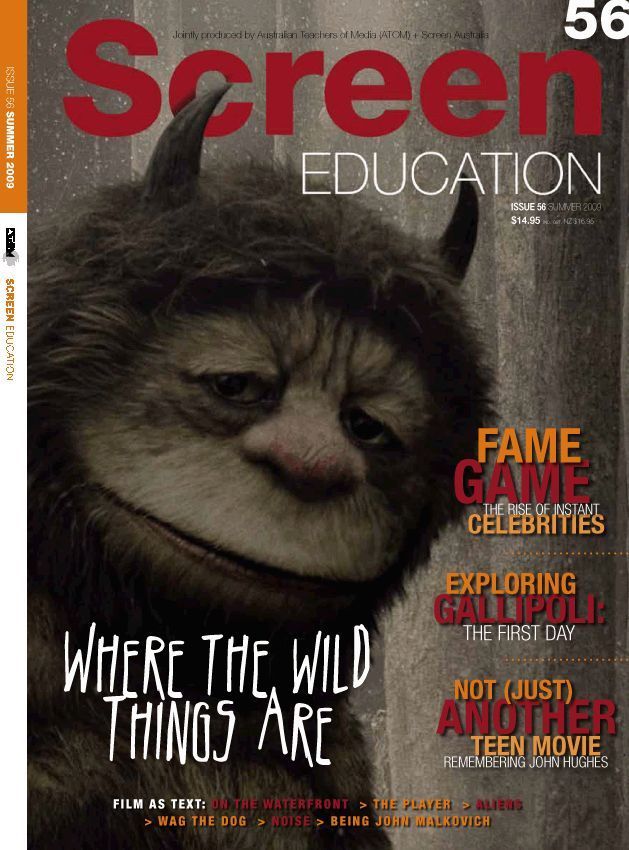 SCREEN EDUCATION (Au) magazine side cover Issue 56  