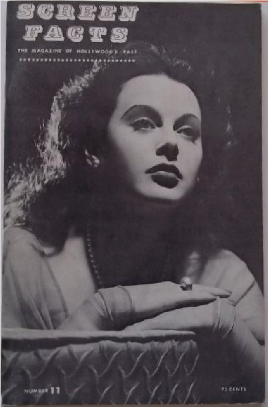 SCREEN FACTS magazine side cover Issue 11  Vol 2 # 5  1965