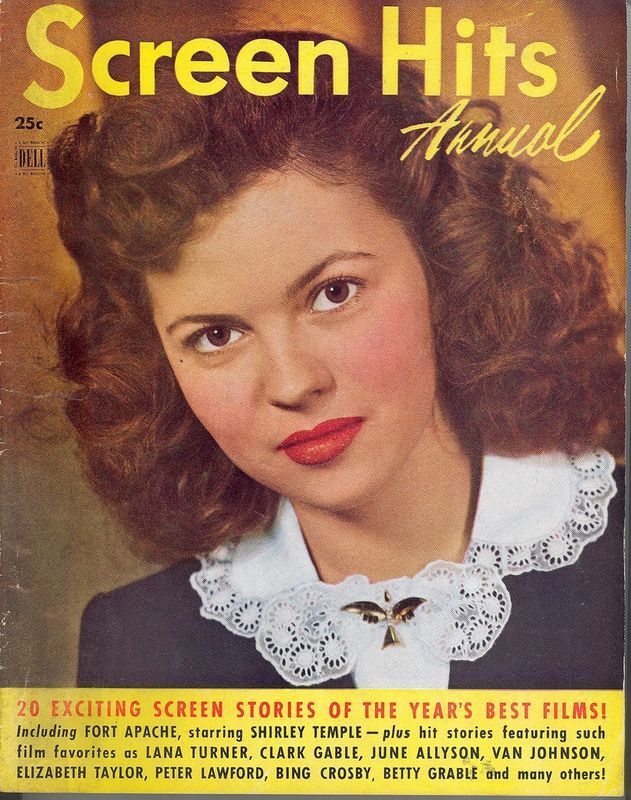 SCREEN HITS ANNUAL magazine side cover Issue 3  1948