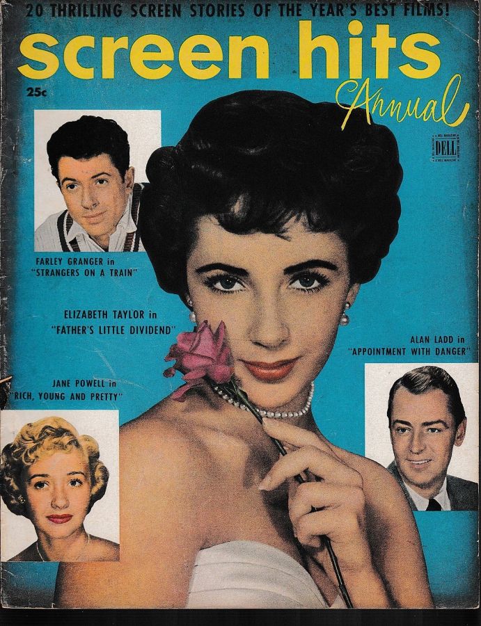 SCREEN HITS ANNUAL magazine side cover Issue 6  1951