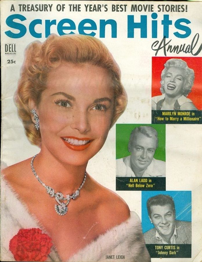 SCREEN HITS ANNUAL magazine side cover Issue 9  1954