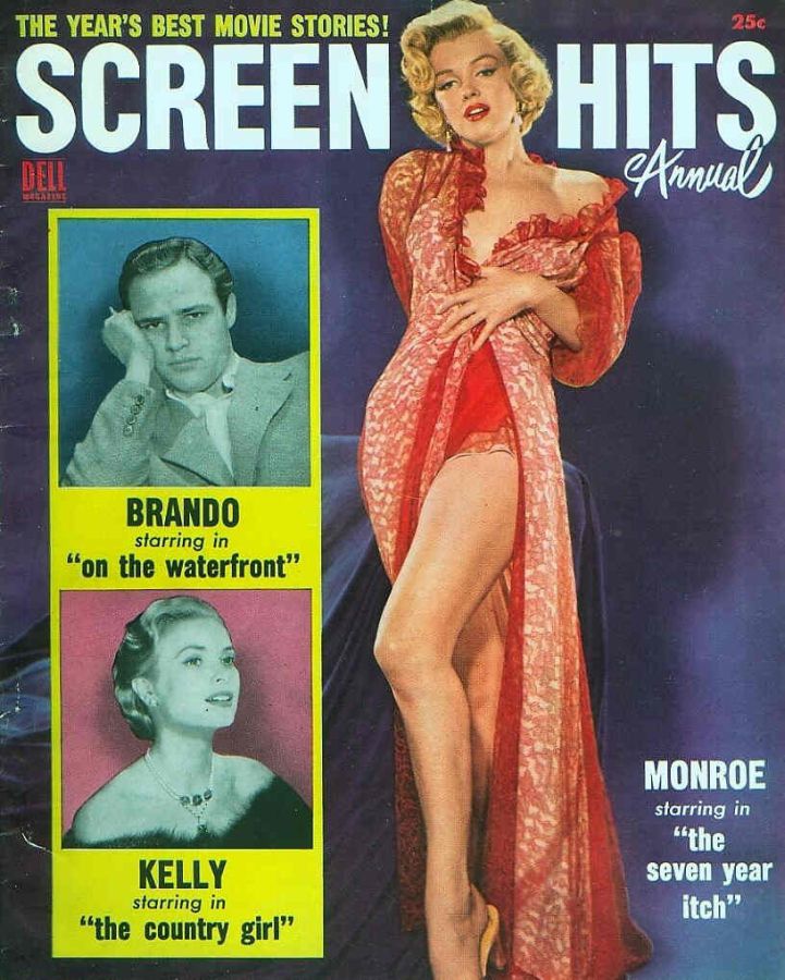 SCREEN HITS ANNUAL magazine side cover Issue 10  1955