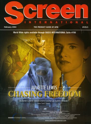 SCREEN INTERNATIONAL magazine side cover February 2004