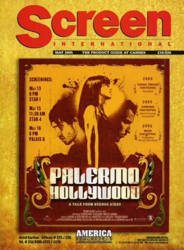 SCREEN INTERNATIONAL magazine side cover May 2005