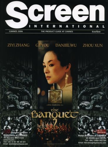 SCREEN INTERNATIONAL magazine side cover May 2006