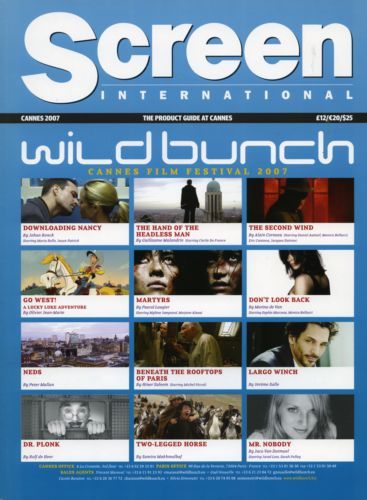 SCREEN INTERNATIONAL magazine side cover May 2007
