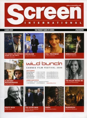 SCREEN INTERNATIONAL magazine side cover May 2009