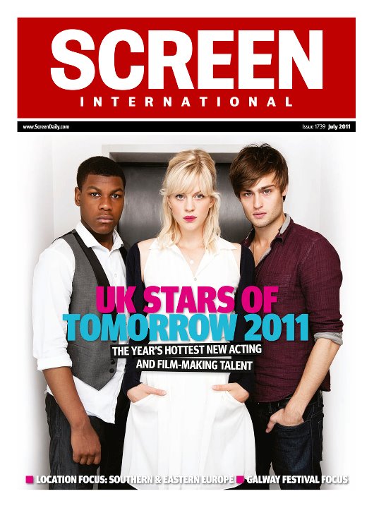SCREEN INTERNATIONAL magazine side cover July 2011