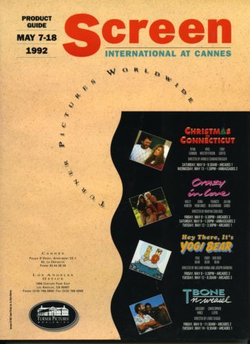 SCREEN INTERNATIONAL magazine side cover 7 May 1992