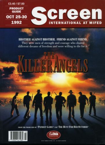 SCREEN INTERNATIONAL magazine side cover 25 October 1992