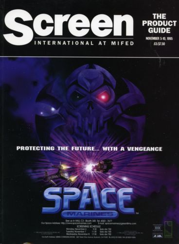 SCREEN INTERNATIONAL magazine side cover 2 November 1995
