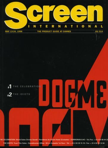 SCREEN INTERNATIONAL magazine side cover 13 May 1998