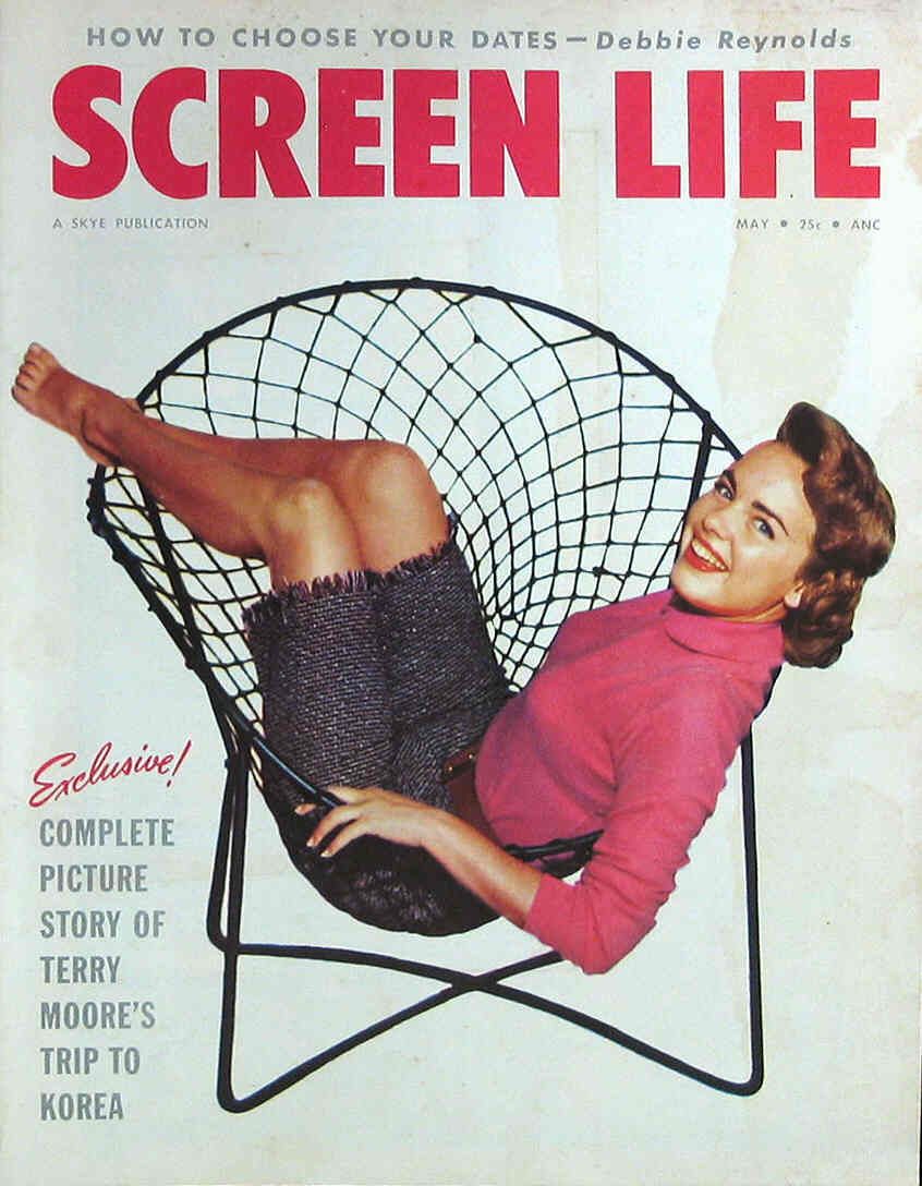 SCREEN LIFE magazine side cover May 1954