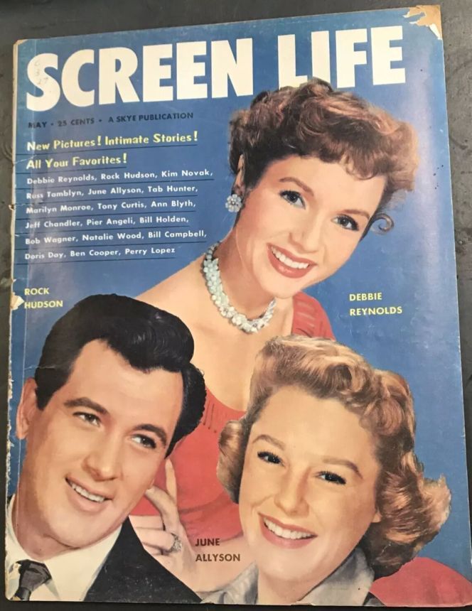 SCREEN LIFE magazine side cover May 1956