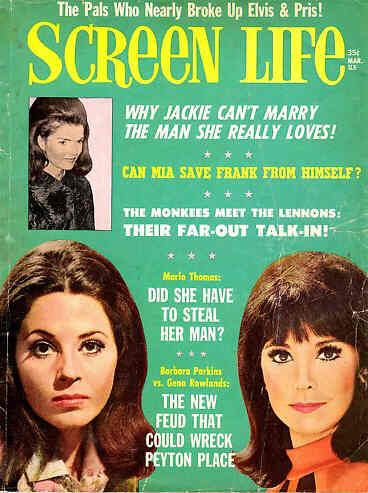 SCREEN LIFE magazine side cover March 1968