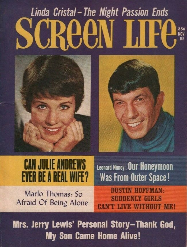 SCREEN LIFE magazine side cover November 1968