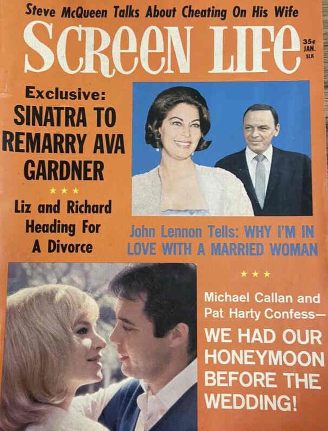 SCREEN LIFE magazine side cover January 1969