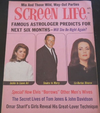 SCREEN LIFE magazine side cover September 1969
