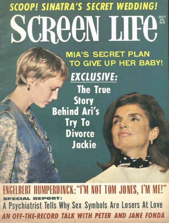 SCREEN LIFE magazine side cover July 1970
