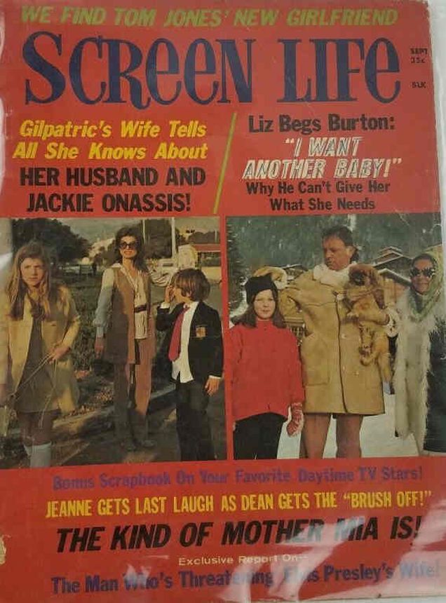 SCREEN LIFE magazine side cover September 1970