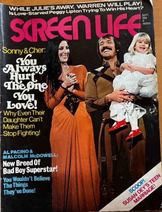SCREEN LIFE magazine side cover September 1972