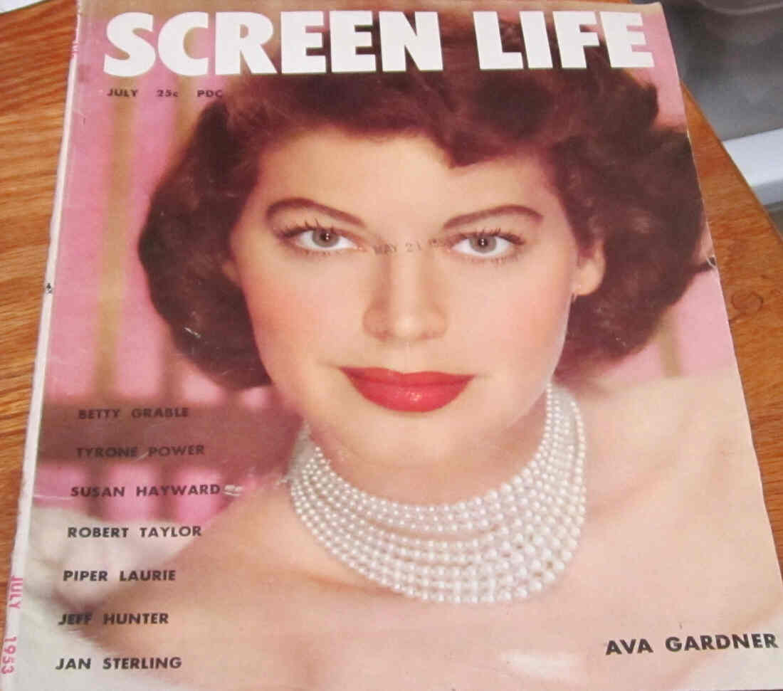 SCREEN LIFE magazine side cover July 1953